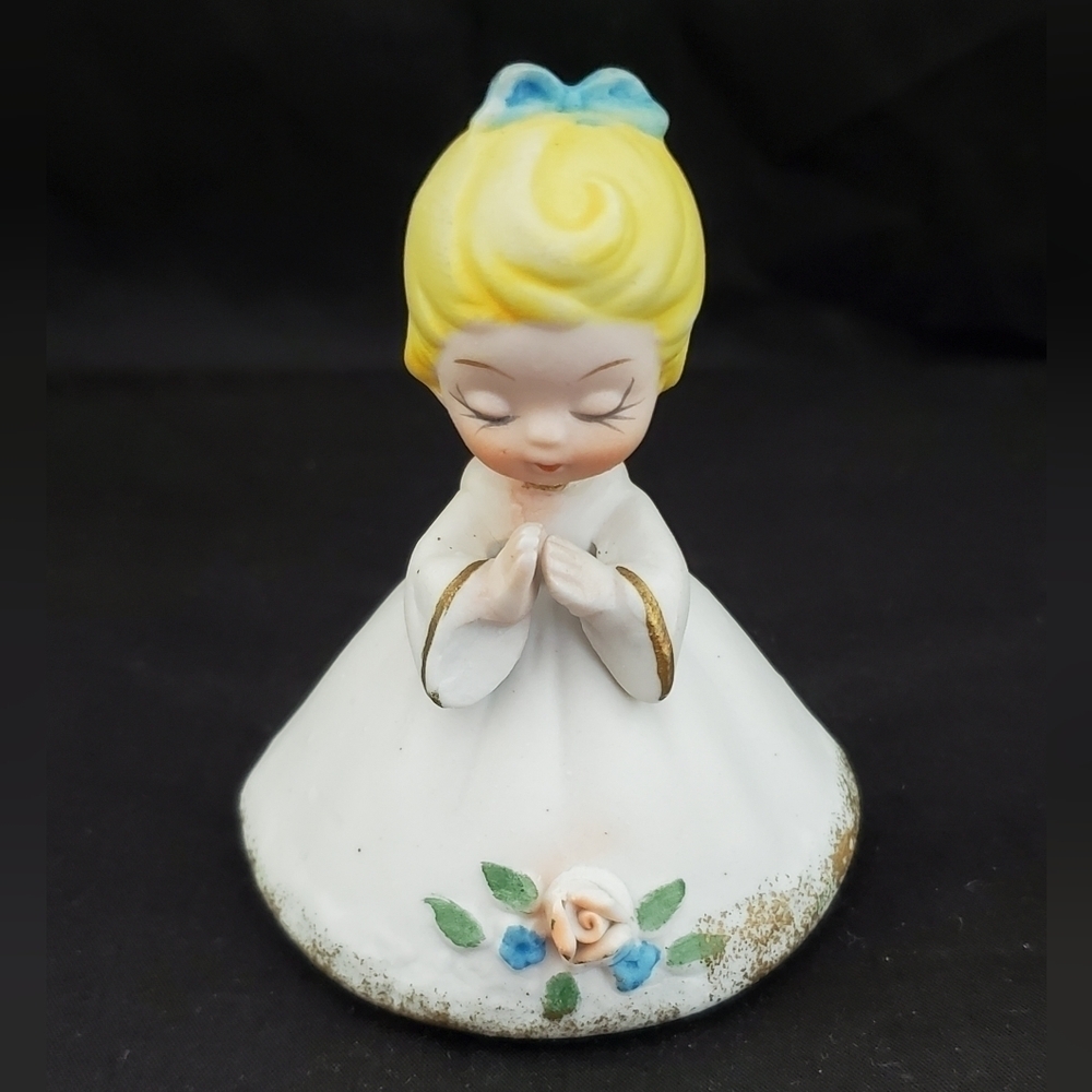 Vintage 1970s Bisque Figurine Josef Originals " Say Your Prayers"